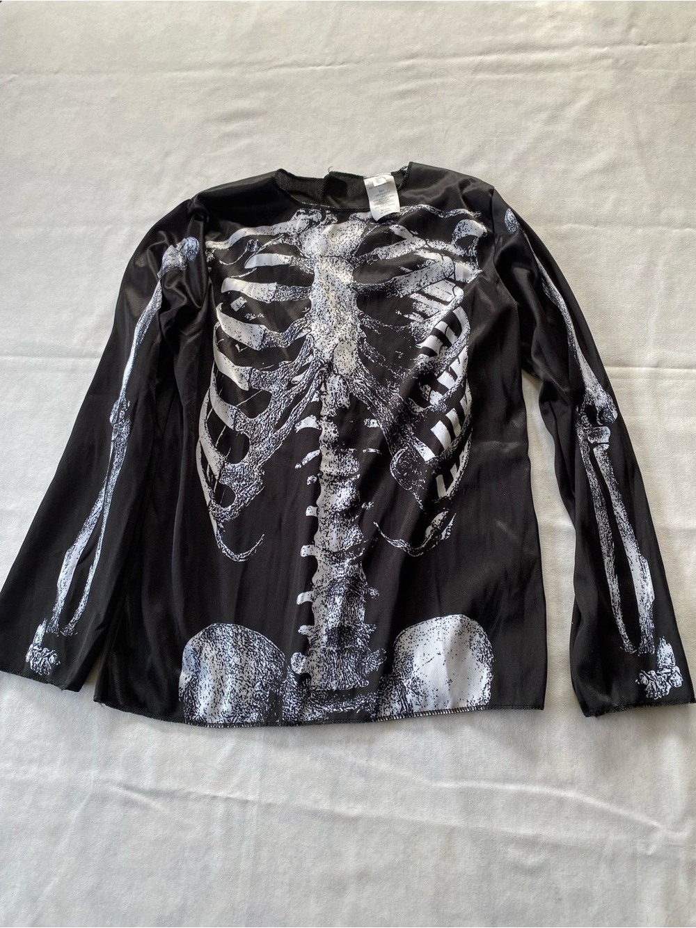 Kids One Size Fits Most Skeleton Costume Top